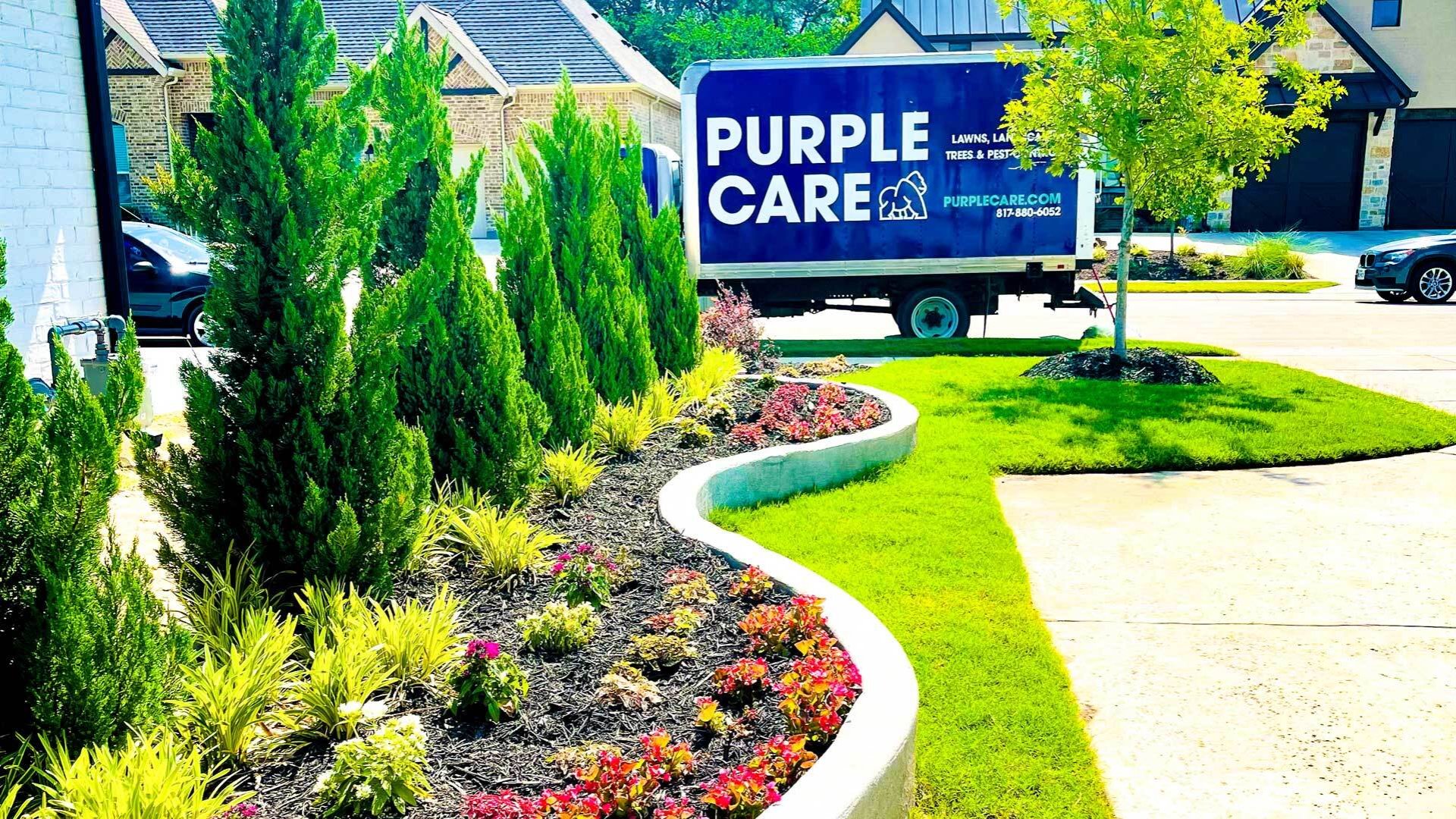 Purple Care Truck